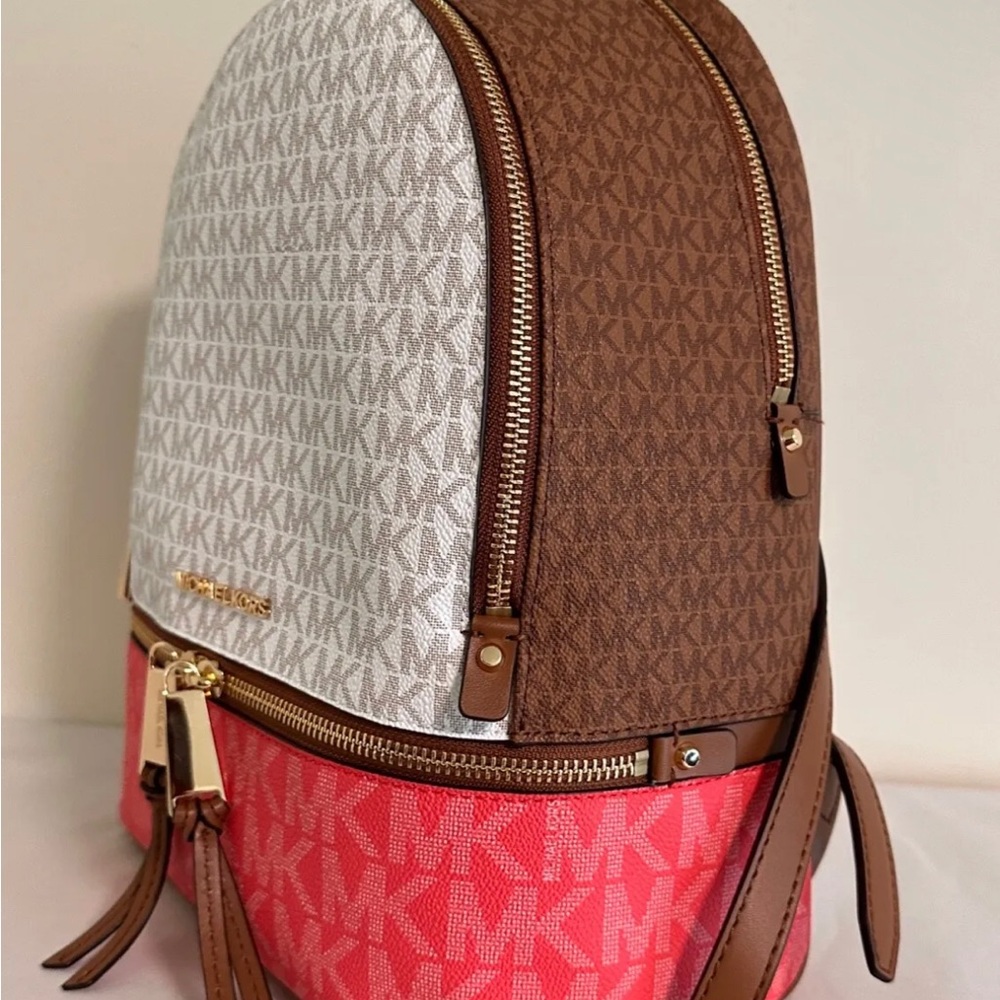 Michael Kors Rhea Zip Medium Backpack - Picture 2 of 8
